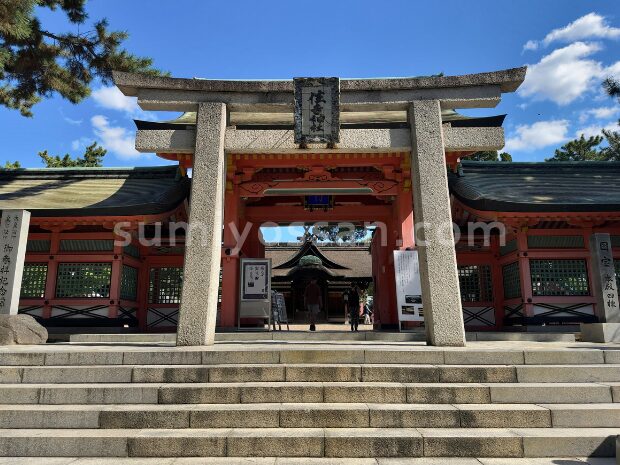 住吉大社の角鳥居