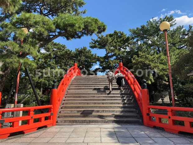 住吉大社の反り橋（太鼓橋）